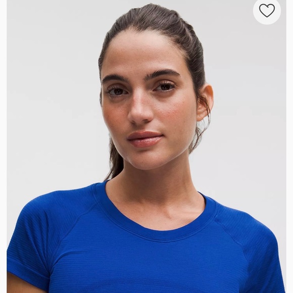 💙 lululemon swiftly tech, short sleeve tee hip length blue size 6 - Picture 5 of 11